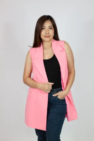 Sleeveless Vest Blazer