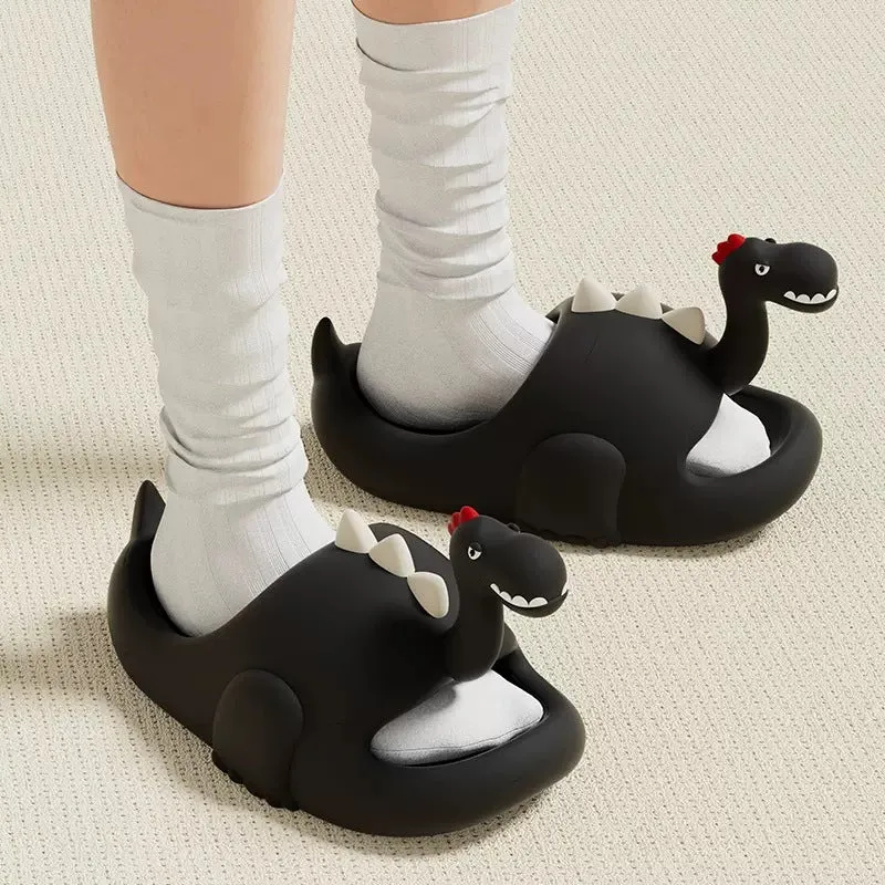 Slippers for women in summer cute cartoon indoor home bathroom bath EVA slippers that feel like stepping on shit and can be worn outside