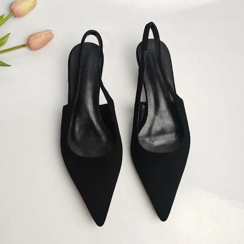 Sophisticated Pointed Toe Slip-on Shoes