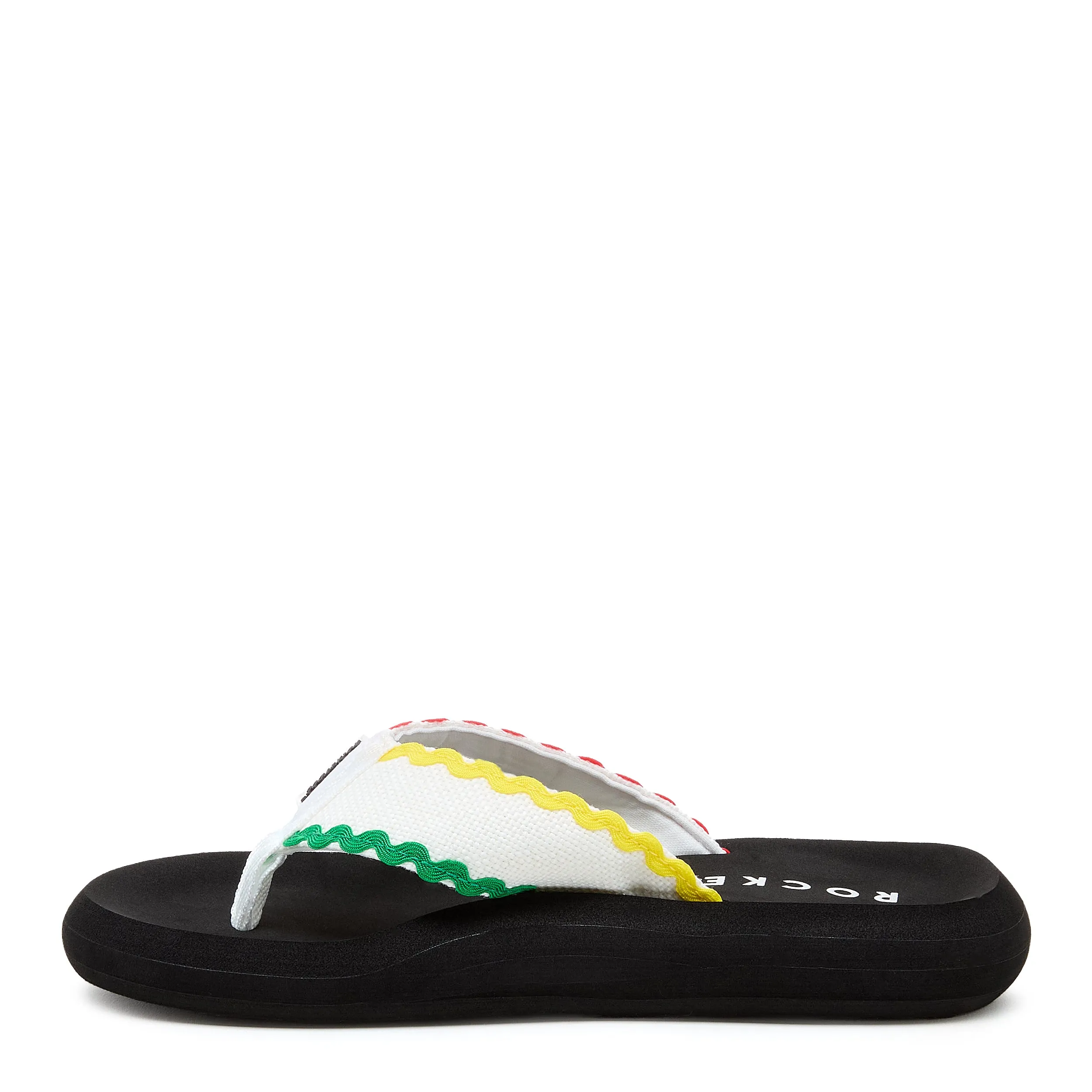 Spotlight White Multi Flip Flop