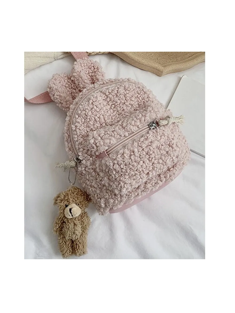 Teddy Bunny Backpack Pink