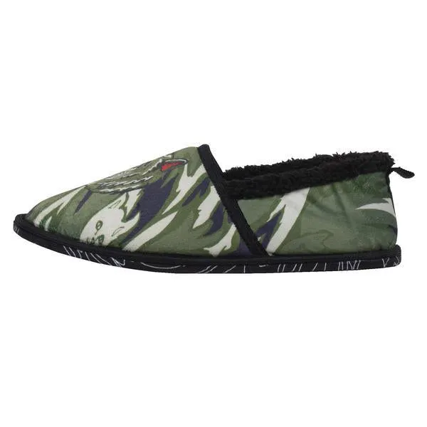 Tiger Nerm House Slippers (Green Camo)