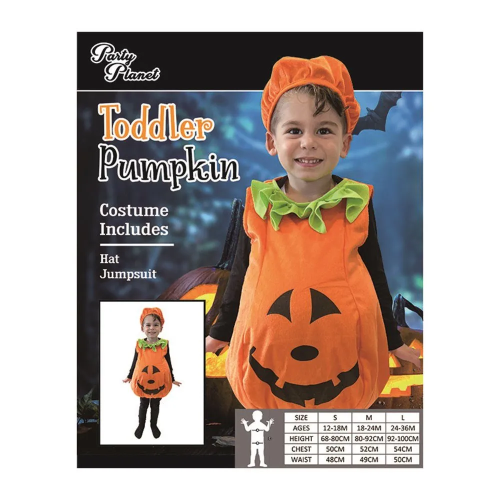 Toddler Halloween Cute Pumpkin Costume