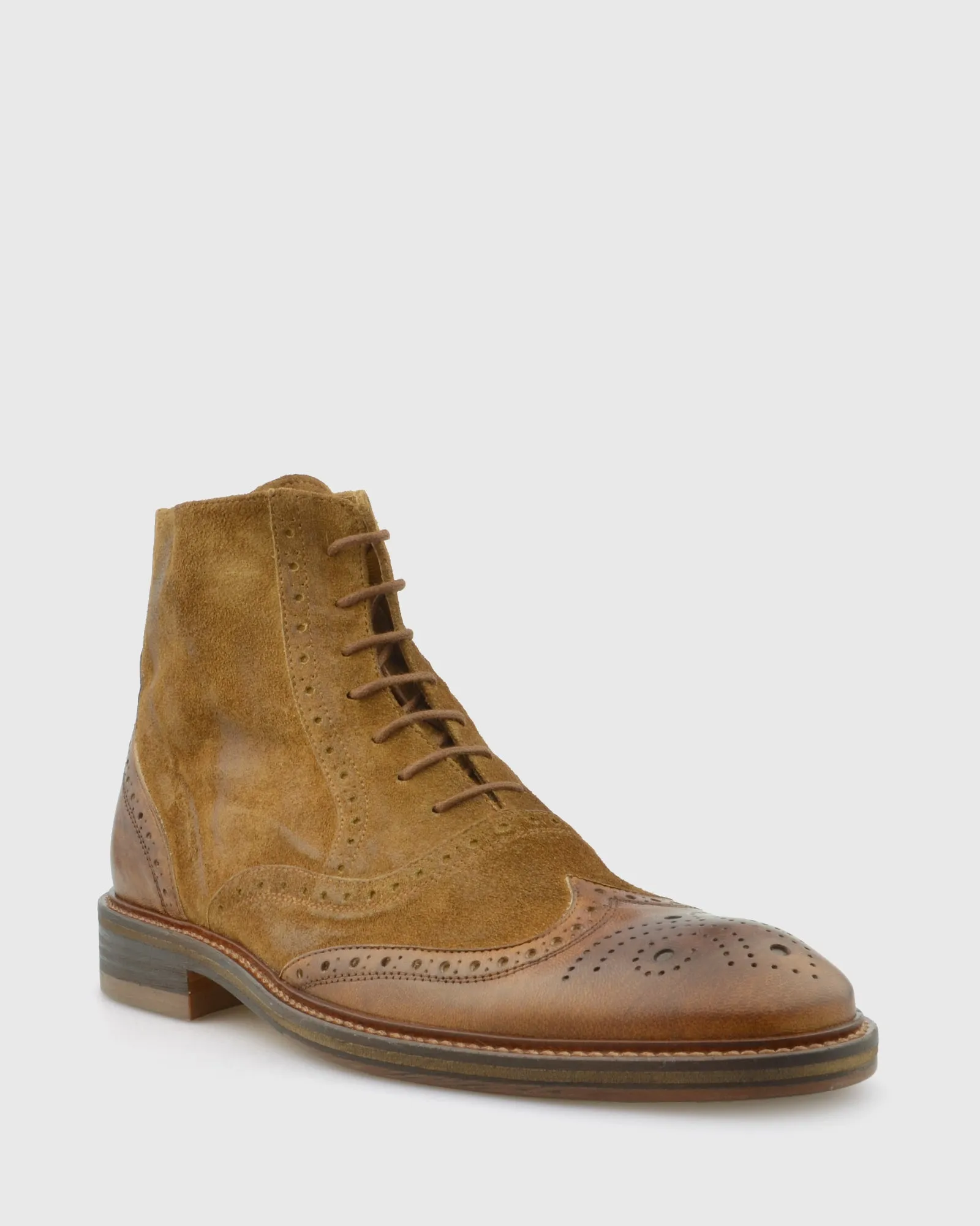 VINCENT & FRANKS VFW21BR TOBACCO OXFORD BOOT