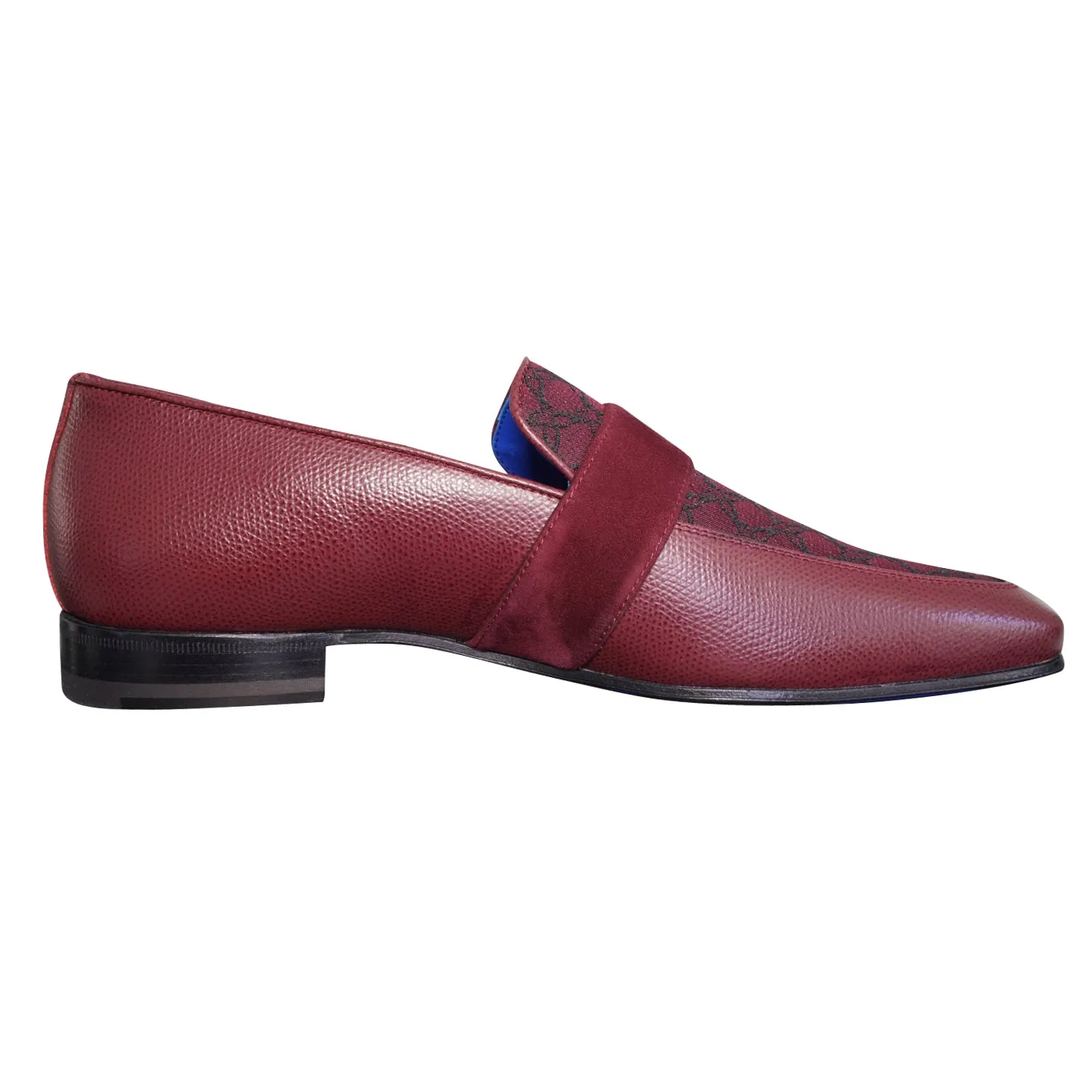 Vino Logo Monk Strap Loafer With Rose Gold Buckle