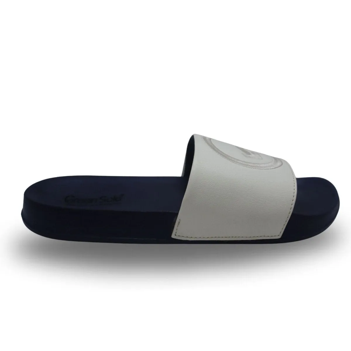 White Slider Men's Casual Slippers