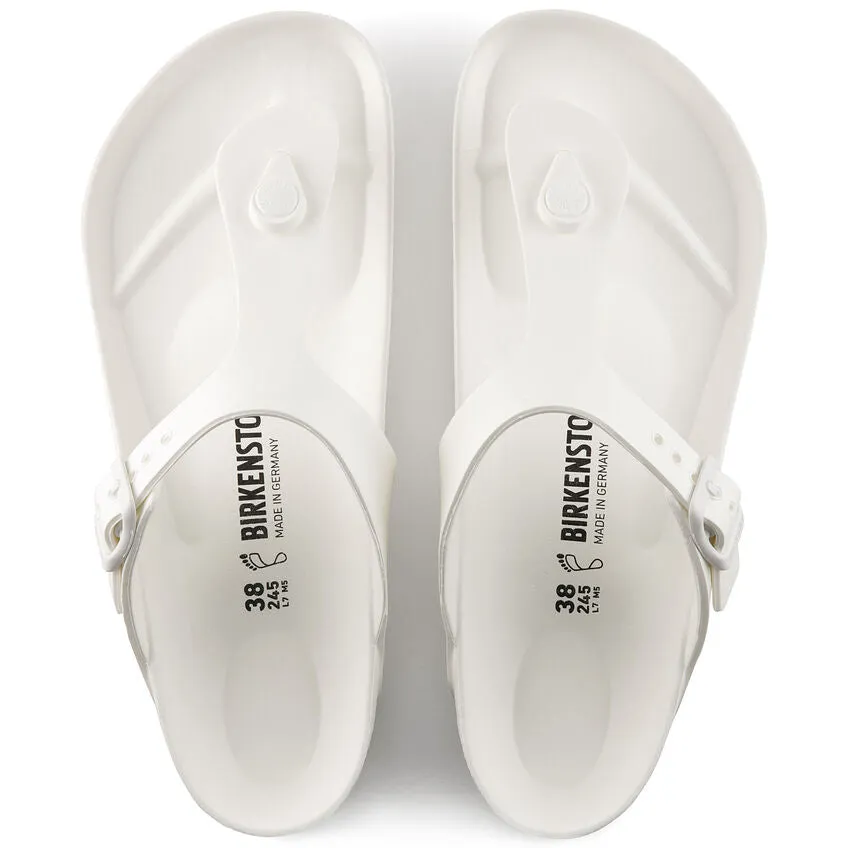 Women's Birkenstock Gizeh EVA 0128221 Color: White