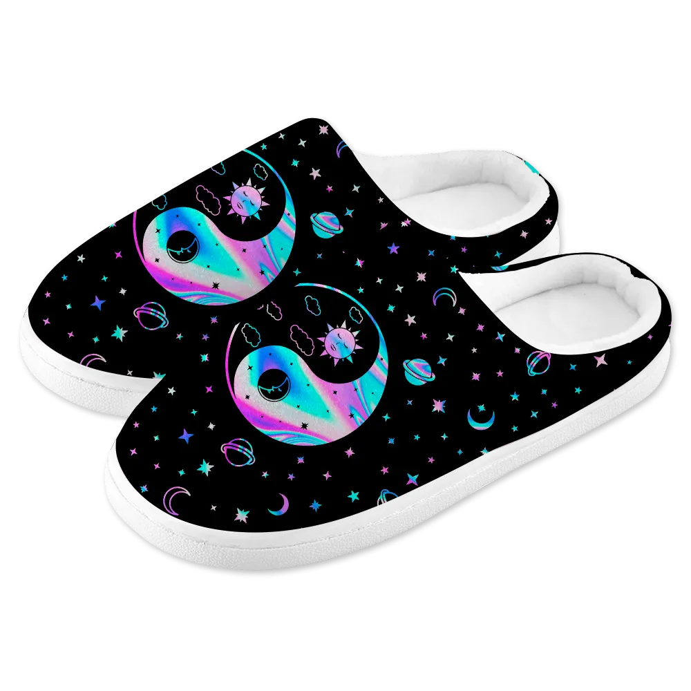 Yinyang Galaxy Women's Plush Slippers